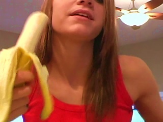 Addison Crush Eats A Banana Naughty Style Teen Video